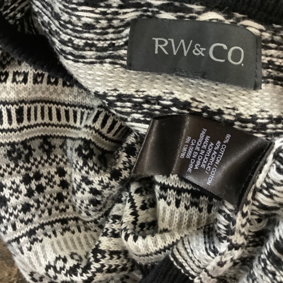 RW&Co COTTON blend Sweater fits m-ml 36-38 bust - Picture 5 of 7